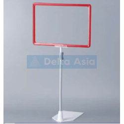 Frame stand with plastic base